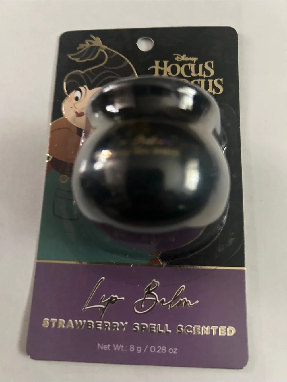 Disney Hocus Pocus Lip Balm Set - Black with Gold Accents